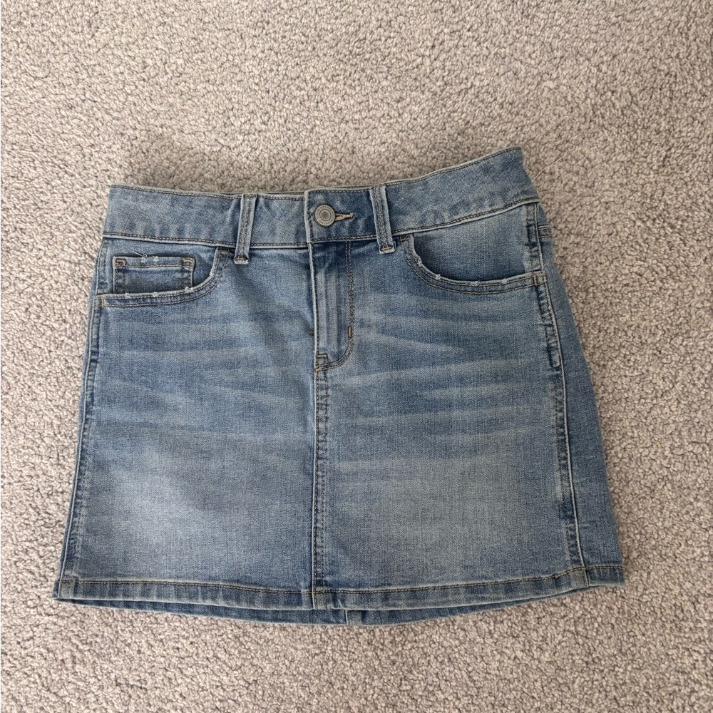Denim Mini Skirt
